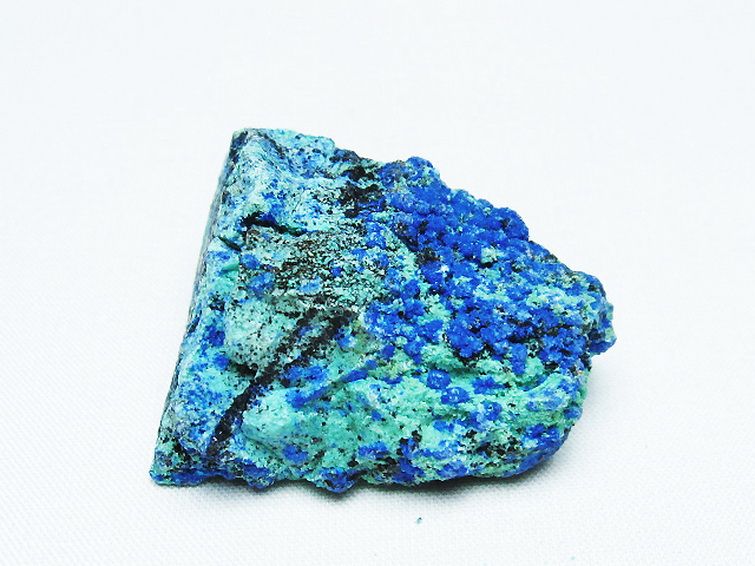アズライト 藍銅鉱 ブルーマラカイト 原石[T485-3367] 2枚目