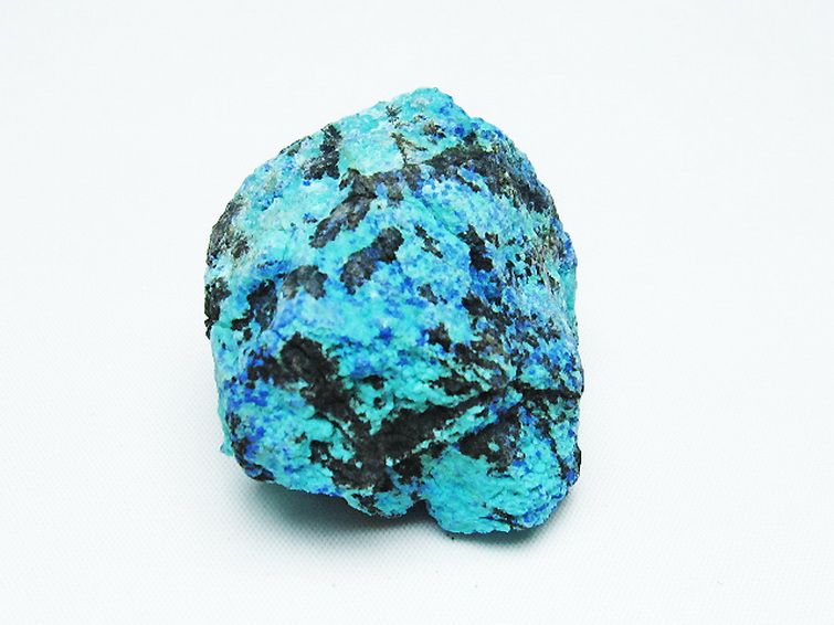 アズライト 藍銅鉱 ブルーマラカイト 原石[T485-3373] 1枚目