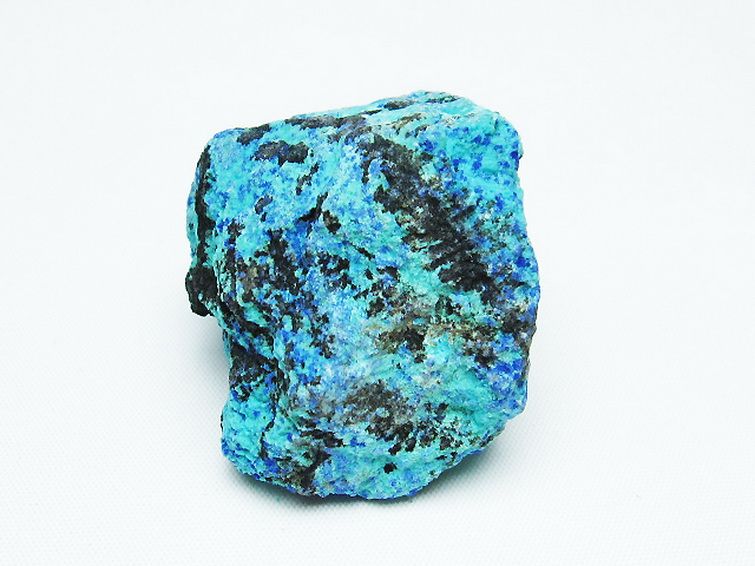 アズライト 藍銅鉱 ブルーマラカイト 原石[T485-3373] 2枚目