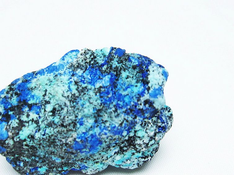 アズライト 藍銅鉱 ブルーマラカイト 原石[T485-3446] 3枚目