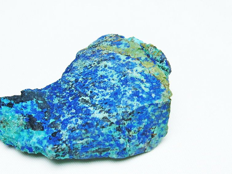 アズライト 藍銅鉱 ブルーマラカイト 原石[T485-3516] 2枚目