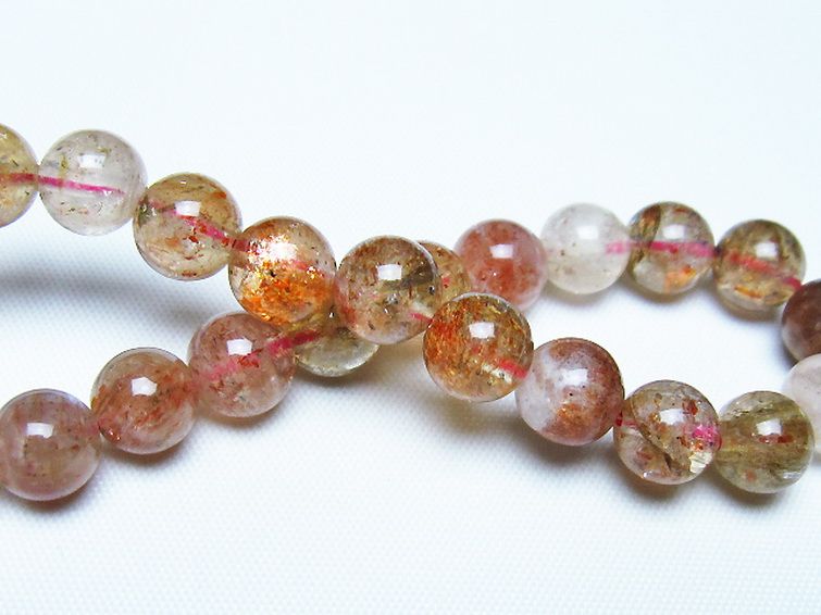 アフリカンストロベリークォーツ ブレスレット 8mm [t489-1607] 2枚目