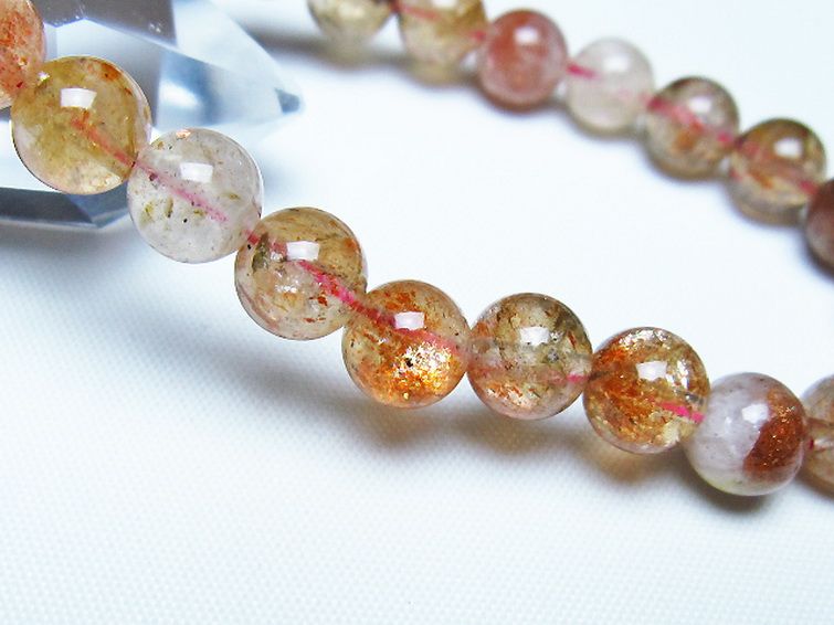 アフリカンストロベリークォーツ ブレスレット 8mm [t489-1607] 3枚目