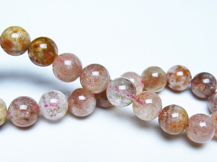 アフリカンストロベリークォーツ ブレスレット 9mm [t489-1610] 2枚目