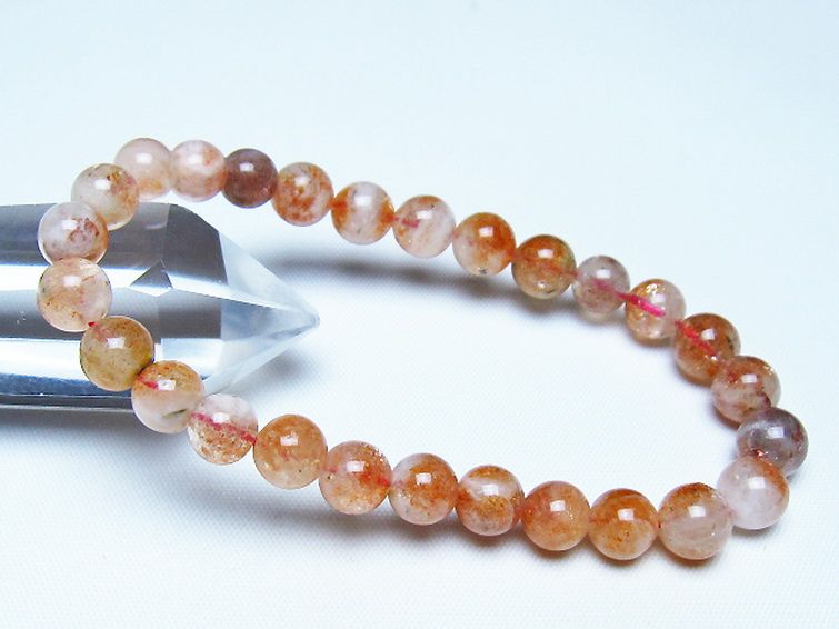 アフリカンストロベリークォーツ ブレスレット 7mm [t489-1616] 1枚目