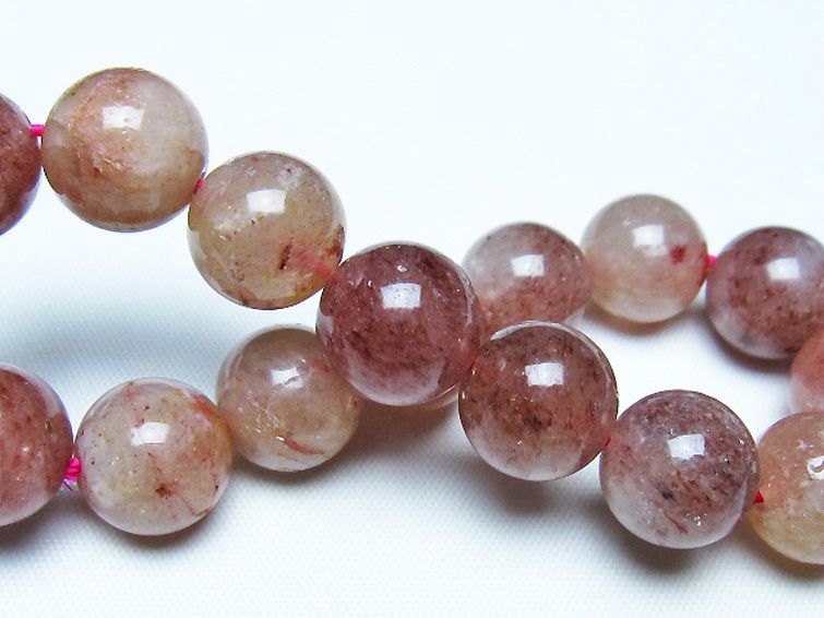アフリカンストロベリークォーツ ブレスレット 12mm [t489-1622] 2枚目