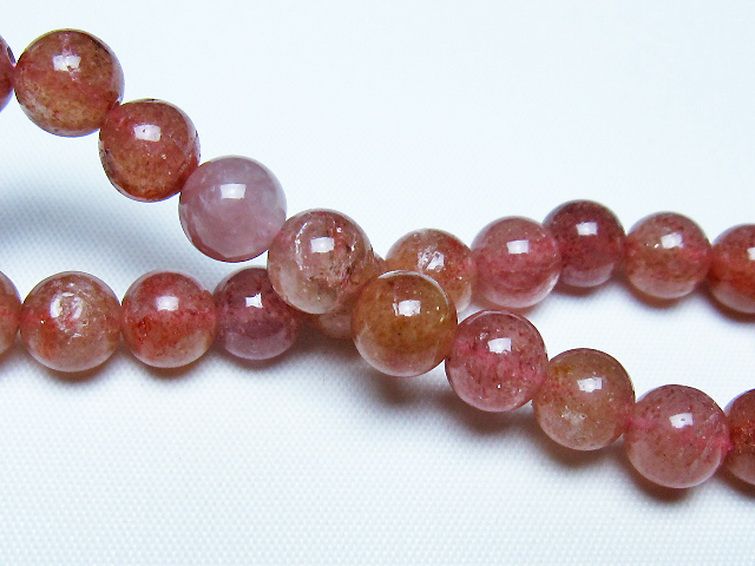アフリカンストロベリークォーツ ブレスレット 8mm [t489-1634] 2枚目
