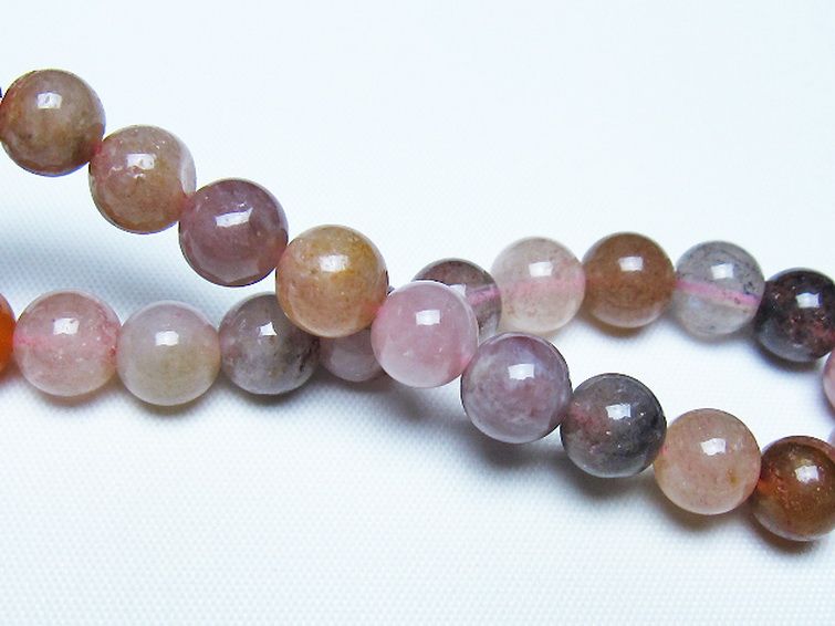 アフリカンストロベリークォーツ ブレスレット 8mm [t489-1636] 2枚目
