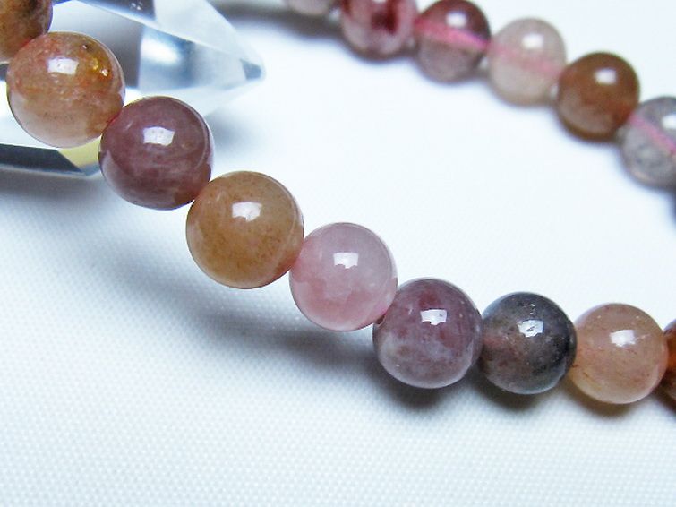 アフリカンストロベリークォーツ ブレスレット 8mm [t489-1636] 3枚目