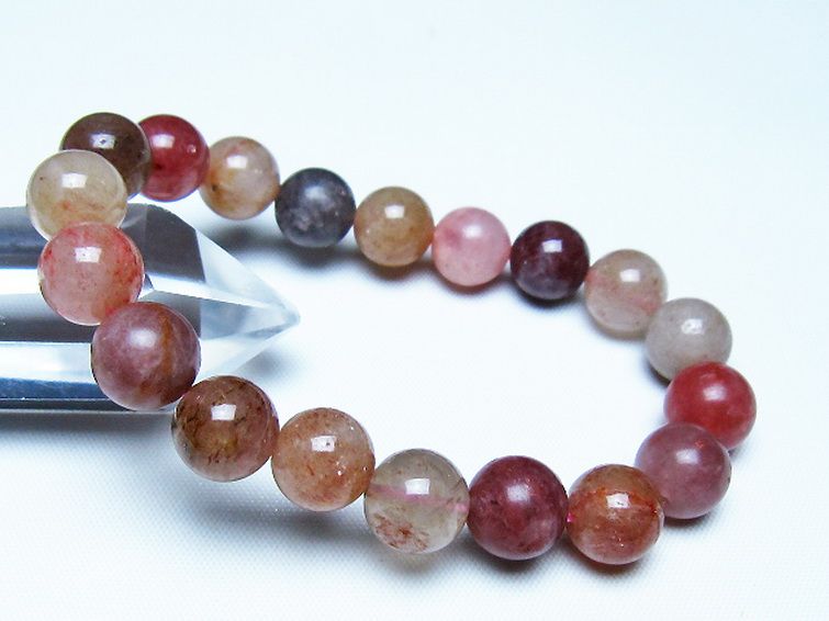 アフリカンストロベリークォーツ ブレスレット 10mm [t489-1641] 1枚目