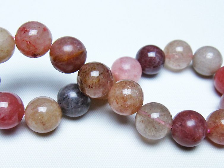 アフリカンストロベリークォーツ ブレスレット 10mm [t489-1641] 2枚目