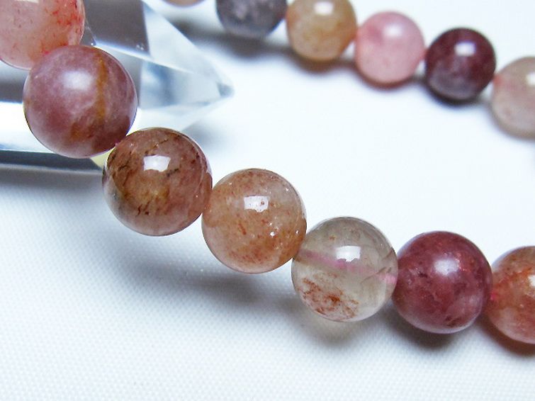 アフリカンストロベリークォーツ ブレスレット 10mm [t489-1641] 3枚目