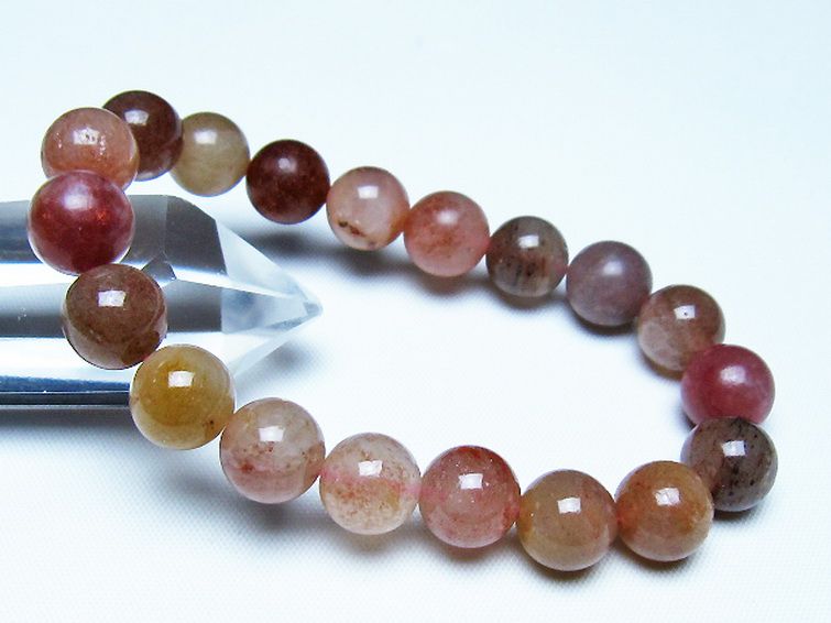 アフリカンストロベリークォーツ ブレスレット 10mm [t489-1643] 1枚目