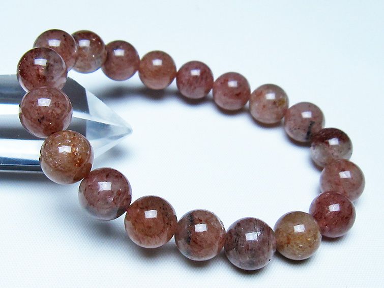 アフリカンストロベリークォーツ ブレスレット 11mm [t489-1645] 1枚目