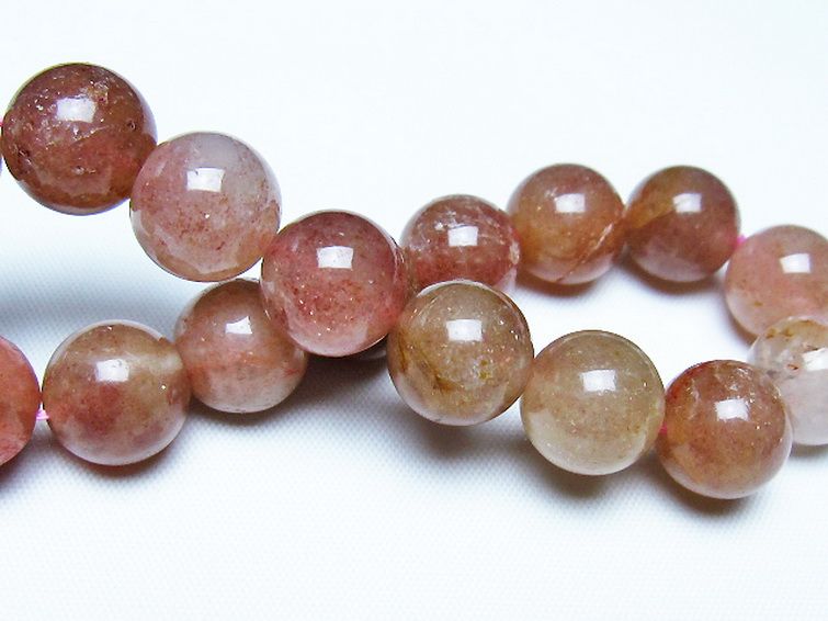 アフリカンストロベリークォーツ ブレスレット 12mm [t489-1655] 2枚目