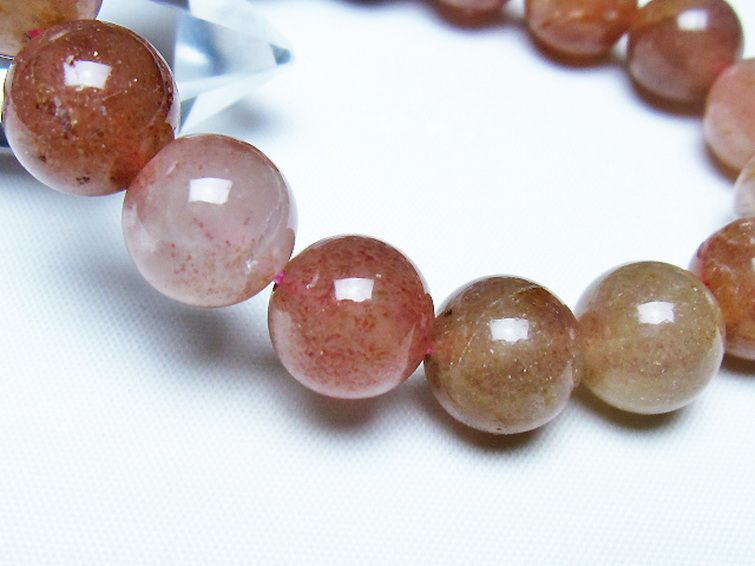 アフリカンストロベリークォーツ ブレスレット 12mm [t489-1655] 3枚目