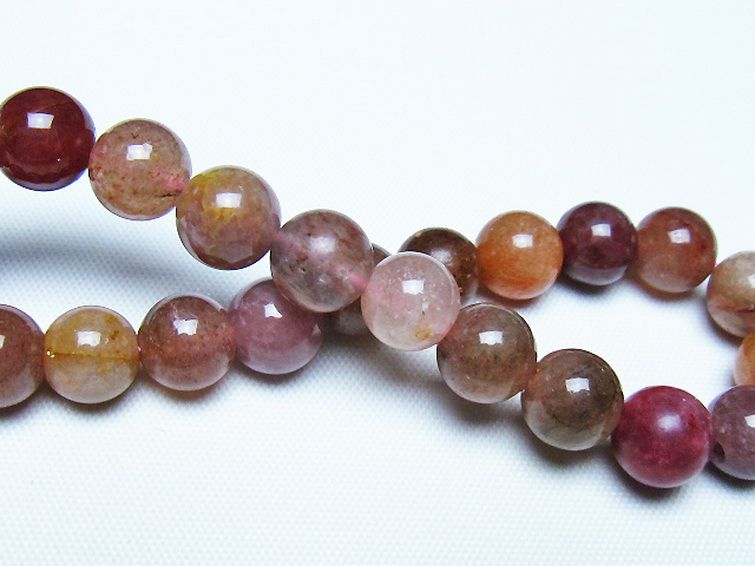 アフリカンストロベリークォーツ ブレスレット 8mm [t489-1659] 2枚目