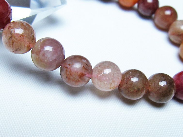 アフリカンストロベリークォーツ ブレスレット 8mm [t489-1659] 3枚目