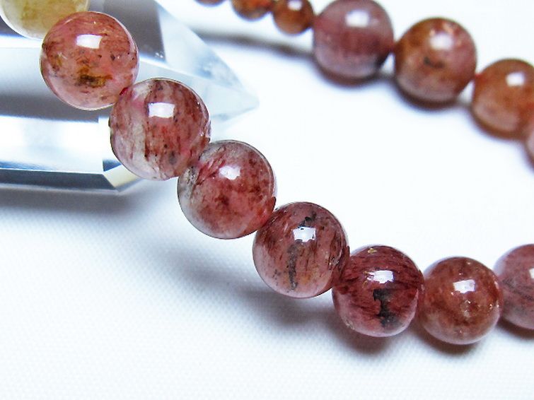 アフリカンストロベリークォーツ ブレスレット 6mm [t489-1661] 3枚目