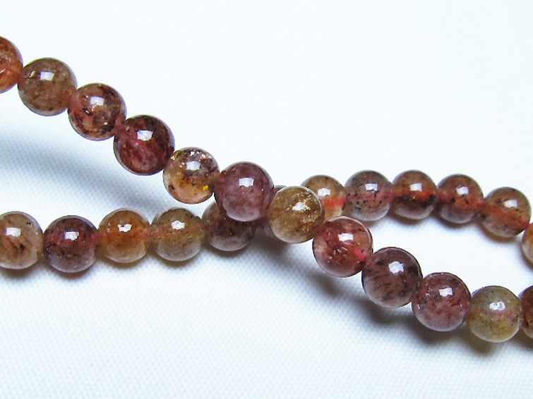 アフリカンストロベリークォーツ ブレスレット 6mm [t489-1664] 2枚目