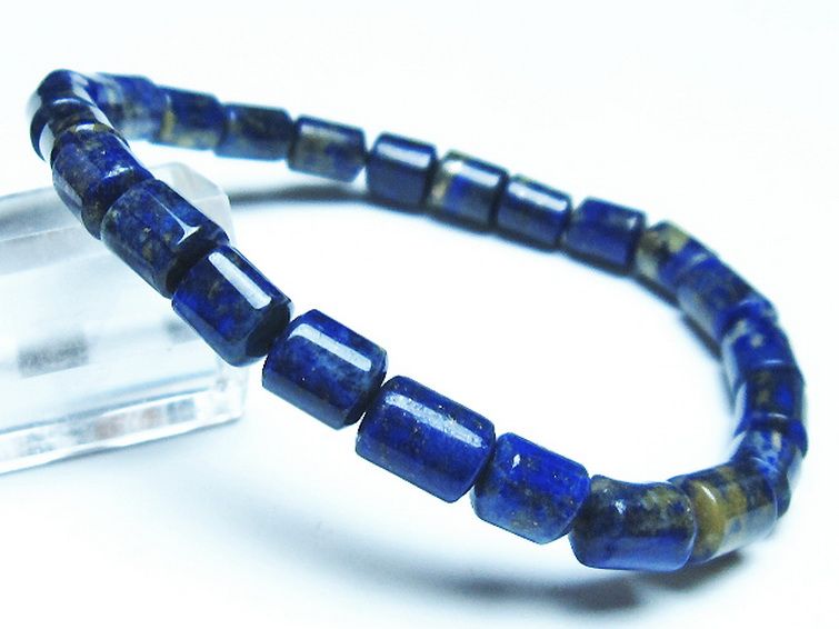 ラピスラズリ ブレスレット 6mm [t490-2182] 1枚目