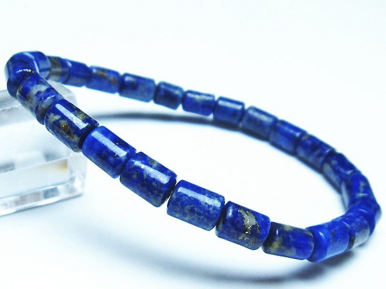 ラピスラズリ ブレスレット 6mm [t490-2189] 1枚目