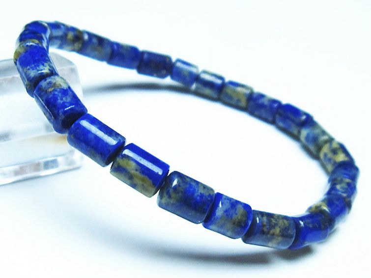 ラピスラズリ ブレスレット 6mm [t490-2197] 1枚目
