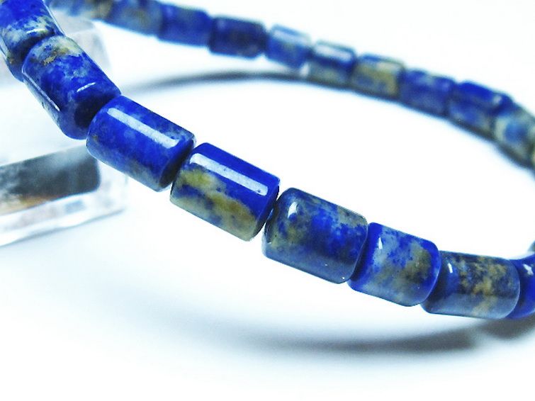 ラピスラズリ ブレスレット 6mm [t490-2197] 3枚目