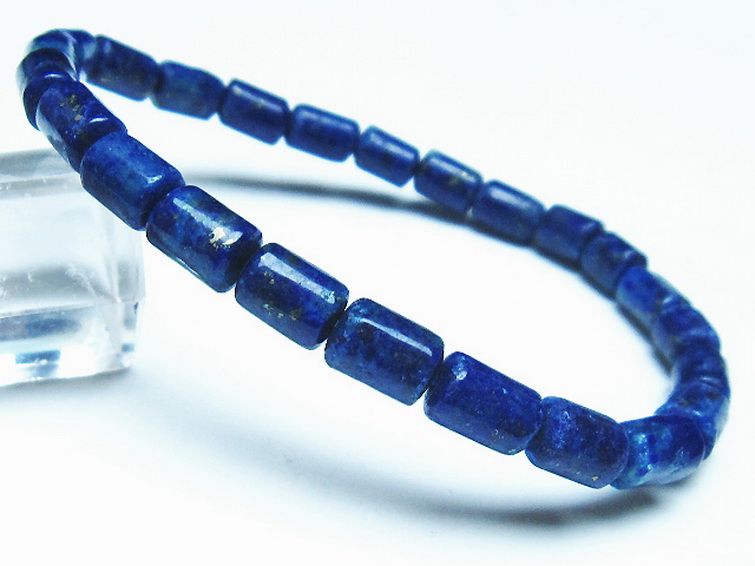 ラピスラズリ ブレスレット 5mm [t490-2207] 1枚目