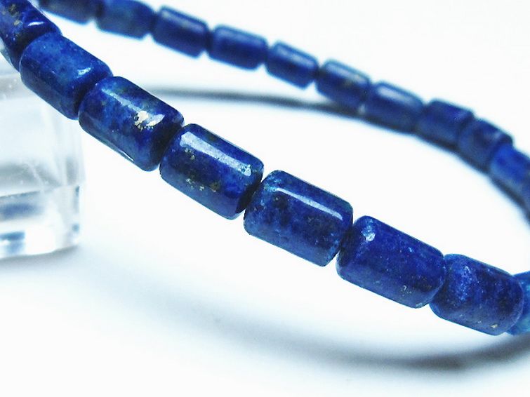 ラピスラズリ ブレスレット 5mm [t490-2207] 3枚目