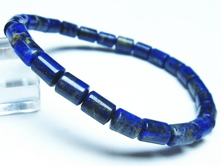 ラピスラズリ ブレスレット 5mm [t490-2213] 1枚目