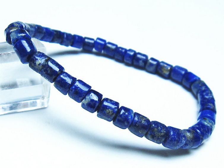ラピスラズリ ブレスレット 5mm [t490-2218] 1枚目
