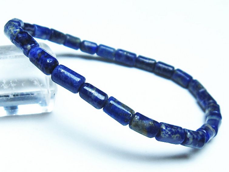 ラピスラズリ ブレスレット 4mm [t490-2242] 1枚目