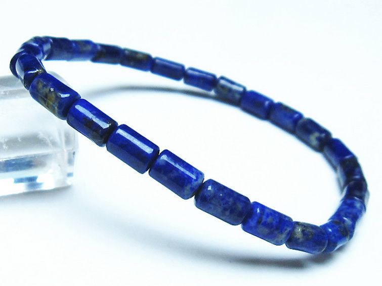 ラピスラズリ ブレスレット 4mm [t490-2270] 1枚目