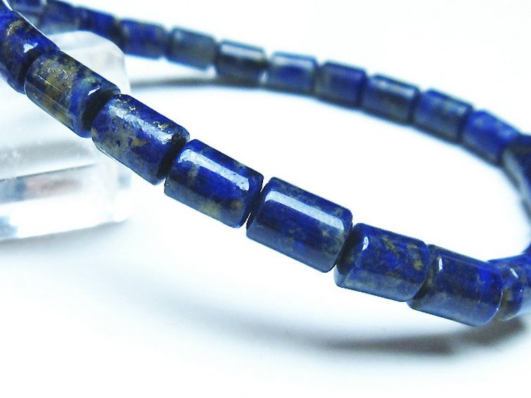 ラピスラズリ ブレスレット 5mm [t490-2272] 3枚目