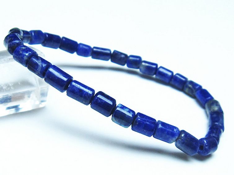 ラピスラズリ ブレスレット 5mm [t490-2277] 1枚目