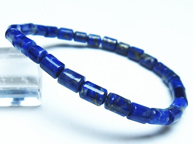 ラピスラズリ ブレスレット 5mm [t490-2278] 1枚目