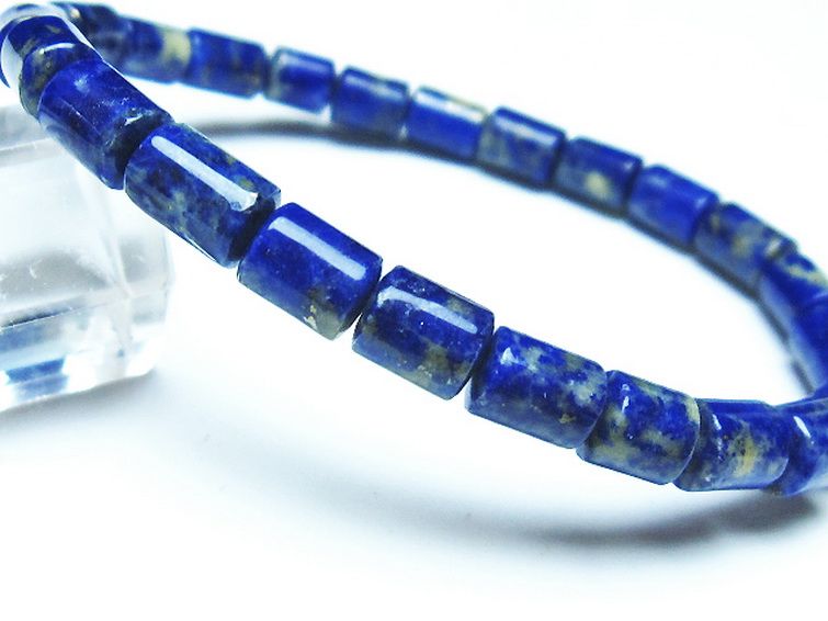 ラピスラズリ ブレスレット 6mm [t490-2319] 3枚目