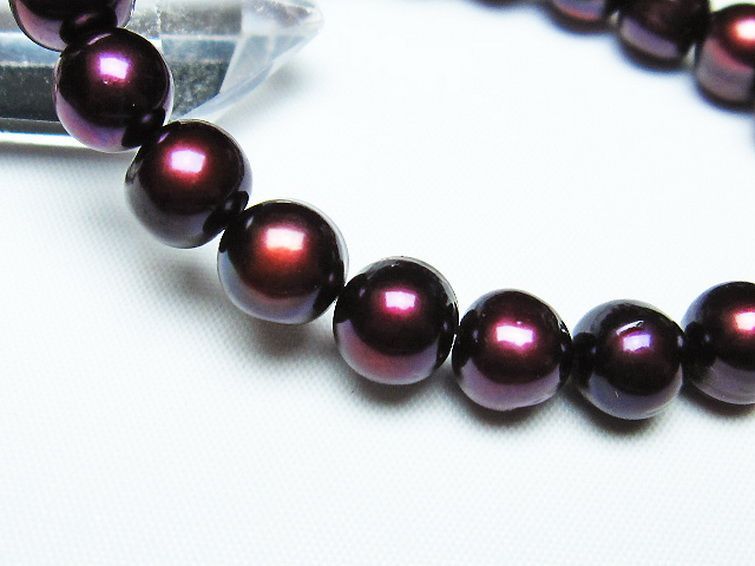 真珠 パール ミックスビーズ ブレスレット 10mm [T491-1376] 3枚目