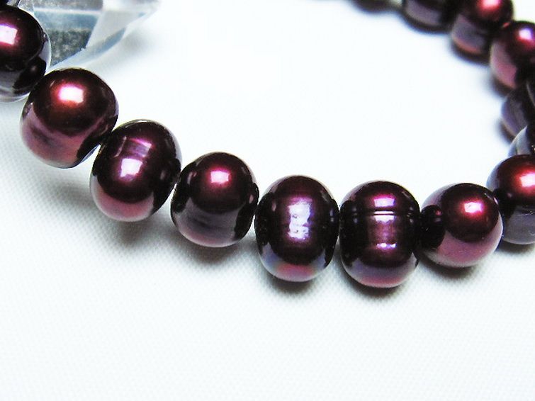 真珠 パール ミックスビーズ ブレスレット 10mm [T491-1382] 3枚目