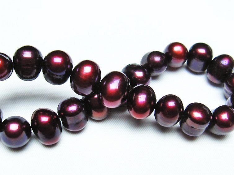 真珠 パール ミックスビーズ ブレスレット 11mm [T491-1385] 2枚目