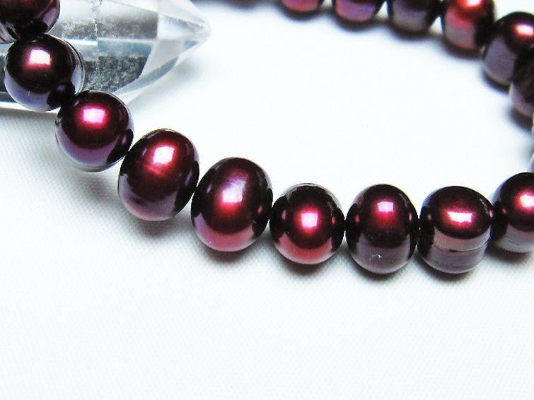 真珠 パール ミックスビーズ ブレスレット 11mm [T491-1385] 3枚目