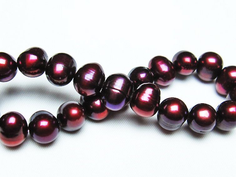 真珠 パール ミックスビーズ ブレスレット 11mm [T491-1399] 2枚目