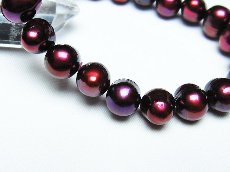 真珠 パール ミックスビーズ ブレスレット 11mm [T491-1399] 3枚目