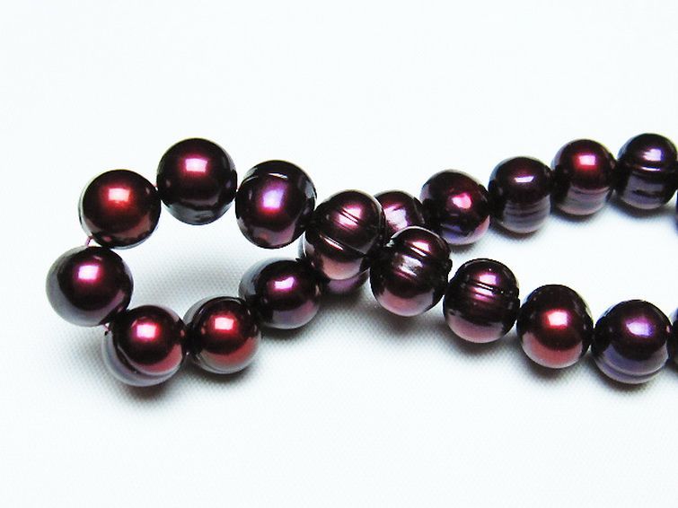 真珠 パール ミックスビーズ ブレスレット 10mm [T491-1403] 2枚目