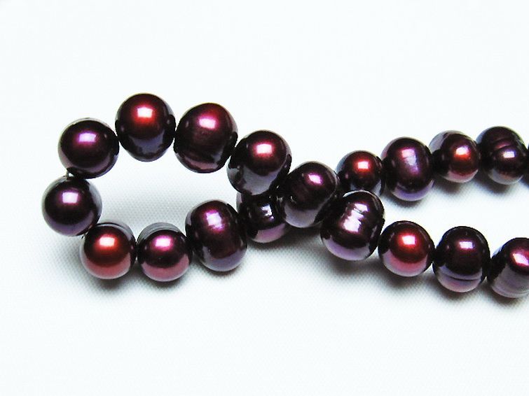 真珠 パール ミックスビーズ ブレスレット 10mm [T491-1407] 2枚目