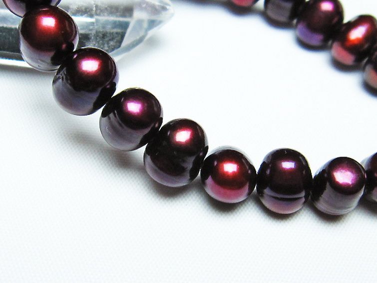 真珠 パール ミックスビーズ ブレスレット 10mm [T491-1407] 3枚目