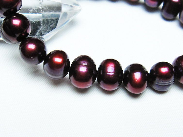 真珠 パール ミックスビーズ ブレスレット 10mm [T491-1414] 3枚目