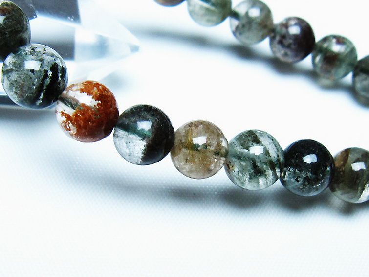 グリーンファントム ブレスレット 8mm [t493-6241] 3枚目