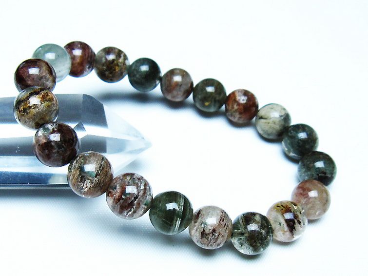 グリーンファントム ブレスレット 10mm [t493-6273] 1枚目